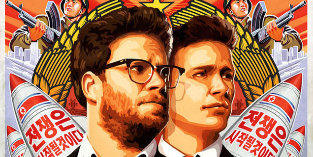 Seth Rogen and James Franco in The Interview poster