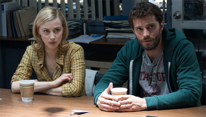 Jamie Dornan and Sarah Gordon in The 9th Life Of Louis Drax