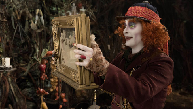 Johnny Depp once again stars as Mad Hatter