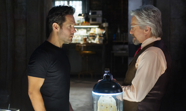 Michael Douglas & Paul Rudd starring in Ant-Man