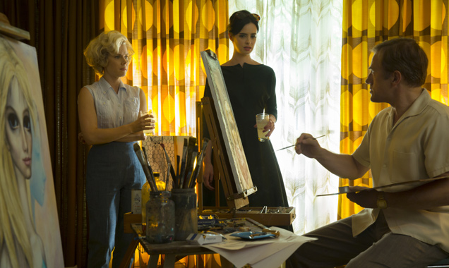 Christoph Waltz, Amy Adams and Krysten Ritter in 'Big Eyes'