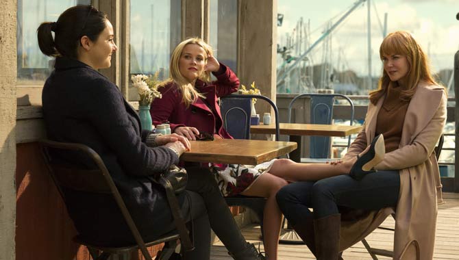 Shailene Woodley, Reese Witherspoon and Nicole Kidman in 'Big Little Lies'