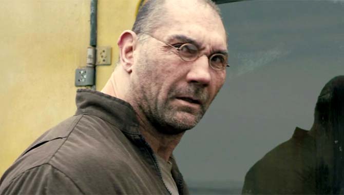 Dave Bautista also stars in the sci-fi sequel