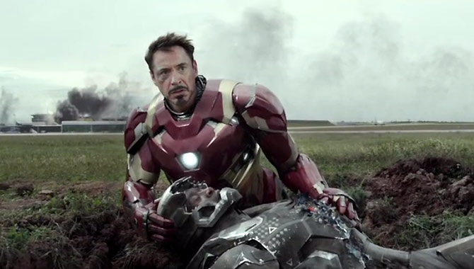 Robert Downey Jr. in Captain America Civil War