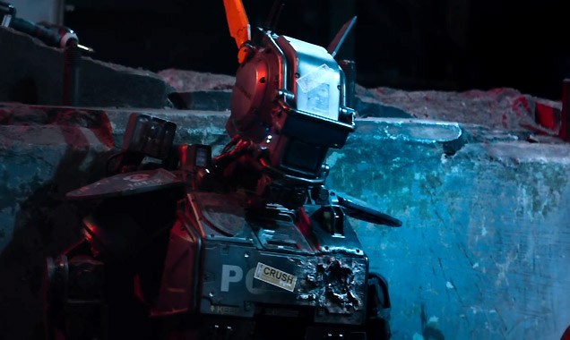 Chappie is played by Sharlto Copley - a longtime collaborator of Blomkamp's