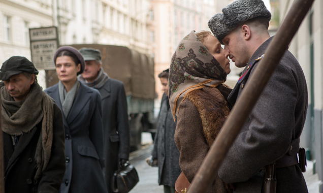 Tom Hardy and Noomi Rapace in 'Child 44'