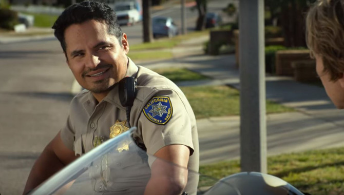 Michael Pena in 'CHIPS'