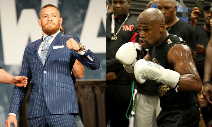 Conor McGregor (2016) and Floyd Mayweather (2017)