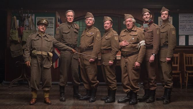 Lots of familiar faces appear in the new Dad's Army movie