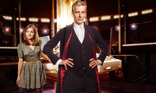 Peter Capaldi and Jenna Coleman Doctor Who