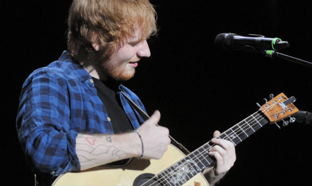 Ed Sheeran performs live in Italy