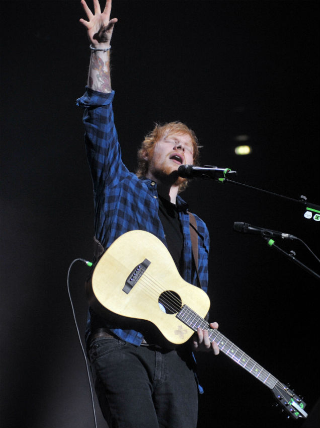 Ed Sheeran performs live in Milan, Italy