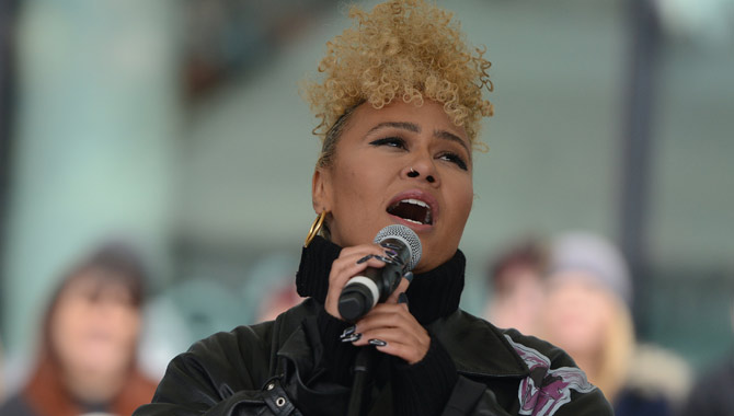 Emeli Sande at the March4Women Charity event