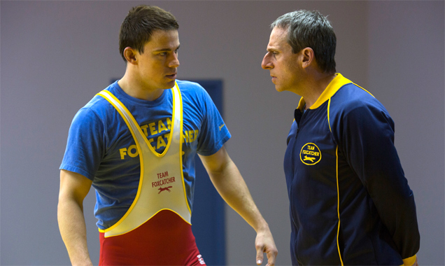 Channing Tatum and Steve Carell in 'Foxcatcher'v