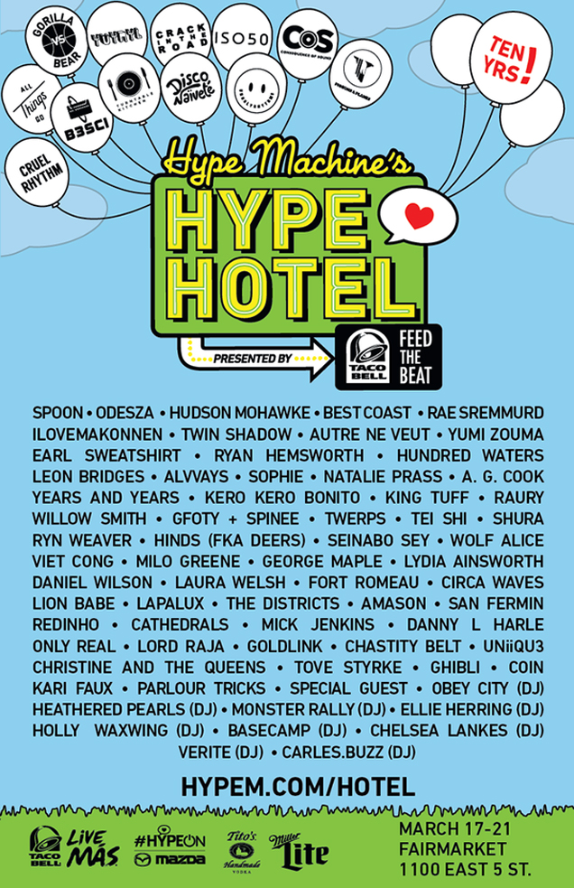 Hype Hotel 2015 poster