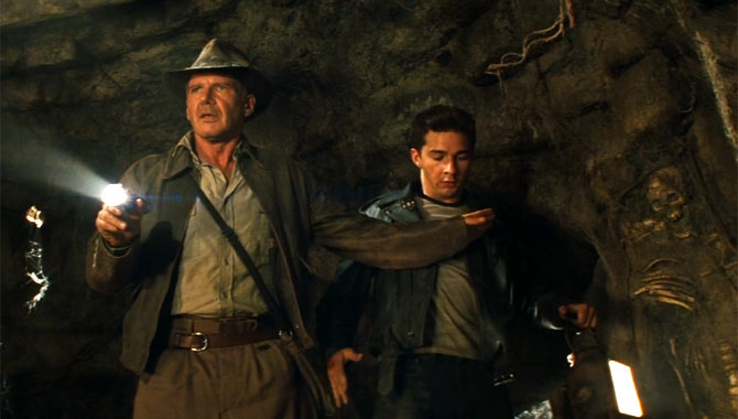 Indiana Jones and Shia LeBeouf star in 'Indiana Jones and the Kingdom of the Crystal Skull'