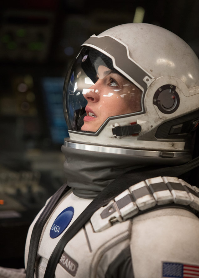 Anne Hathaway in Interstellar