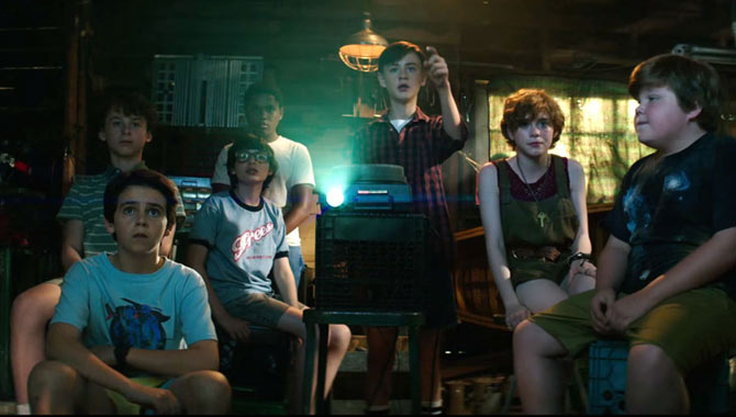 The young cast featuring in Stephen King's 'IT'