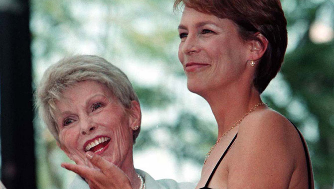 Janet Leigh and Jamie Lee Curtis