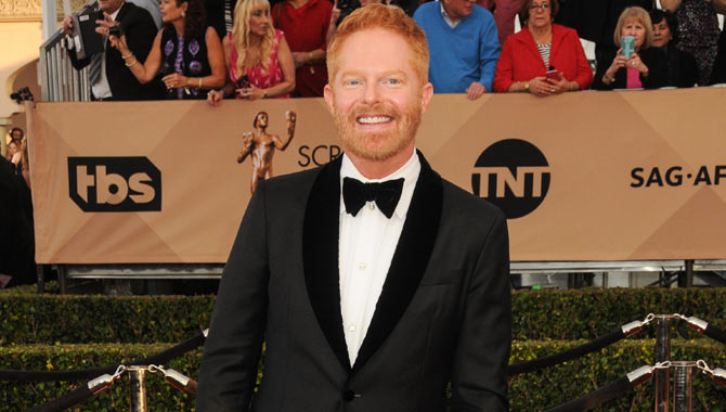 Jesse Tyler Ferguson on the red carpet