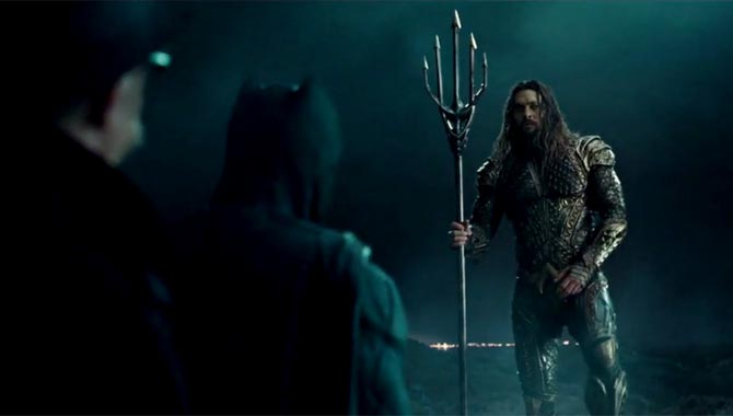 Jason Momoa stars as Arthur Curry aka Aquaman in 'Justice League'