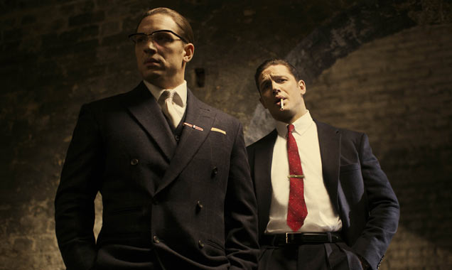 Tom Hardy and Tom Hardy in 'Legend'