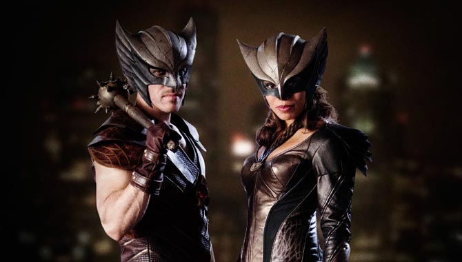 Hawkman and Hawkgirl in 'Legends Of Tomorrow'