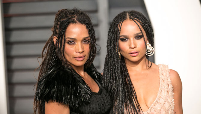 Lisa Bonet and Zoe Kravitz