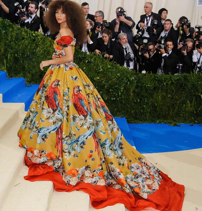 Zendaya Coleman wore Dolce & Gabbana at the 2017 Met Gala