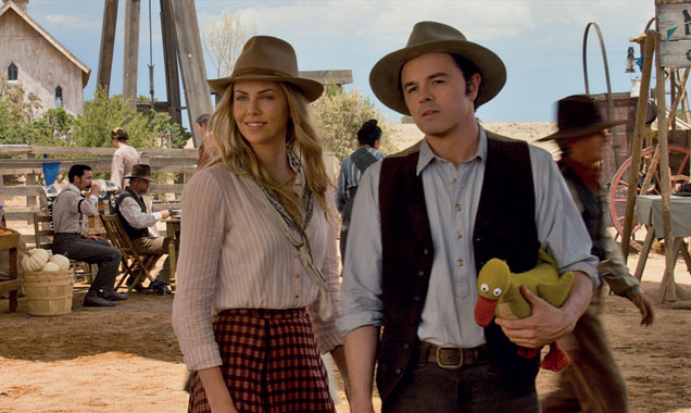 Charlize Theron taught Seth MacFarlane how not to die in 'A Million Ways To Die In The West'