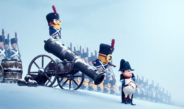The Minions serving Napoleon 