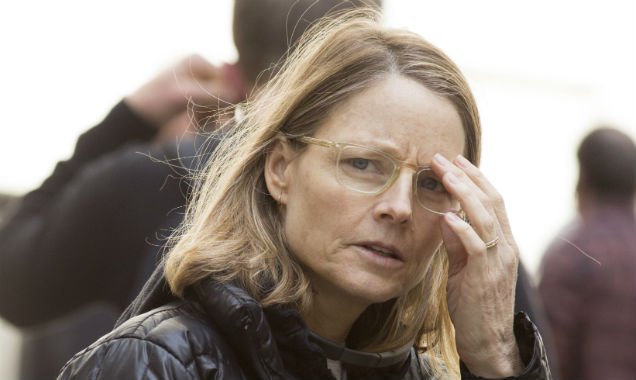 Jodie Foster on Money Monster set