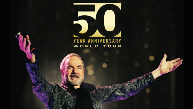 Neil Diamond celebrates 50 years in the music business