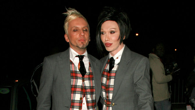 Pete Burns and Michael Simpson