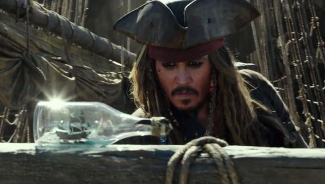 Johnny Depp stars in 'Pirates of the Caribbean'