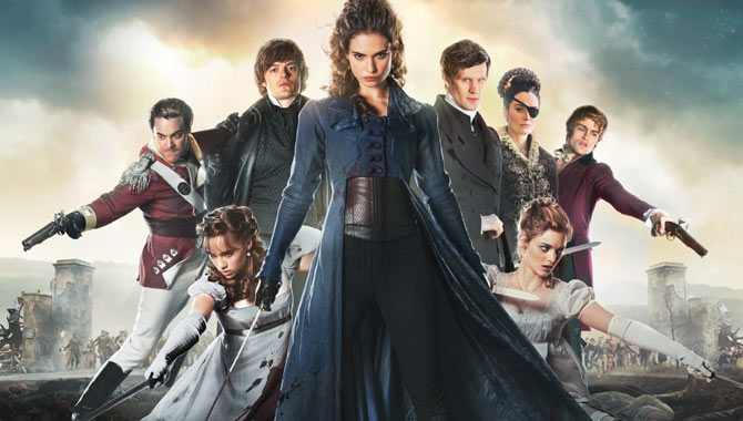 Lily James leads the predominantly British cast
