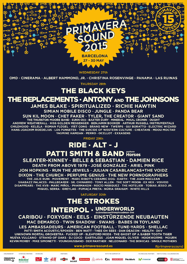 Primavera Sound 2015 poster