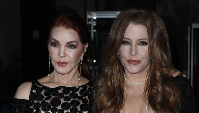 Priscilla Presley and Lisa Marie Presley