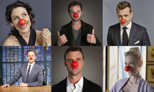 Seth Meyers, January Jones and others on Red Nose Day