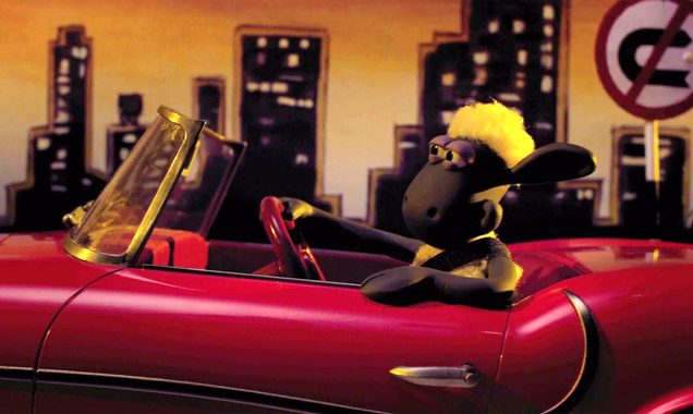 Shaun The Sheep Driving A Car