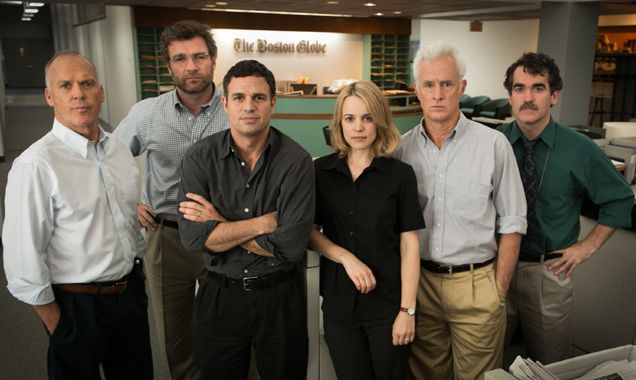 Michael Keaton, Mark Ruffalo and Rachel McAdams all star in Spotlight