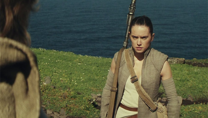 Rey tracks down Luke Skywalker in Star Wars Episode VIII