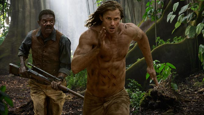 Samuel L. Jackson and Alexander Skarsgard in 'The Legend Of Tarzan'