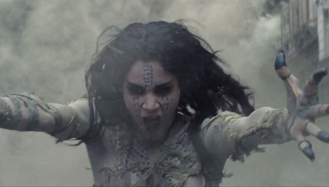 Sofia Boutella plays the villain in the new 'The Mummy' movie