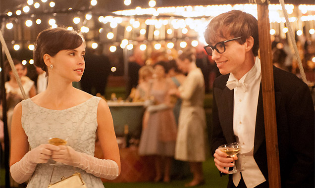 Felicity Jones and Eddie Redmayne in 'The Theory Of Everything'