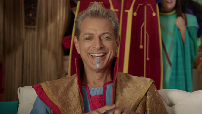 Jeff Goldblum is cast as Grandmaster is a welcome addition