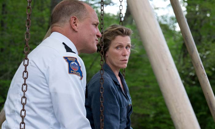 Woody Harrelson and Frances McDormand in 'Three Billboards Outside Ebbing, Missouri'