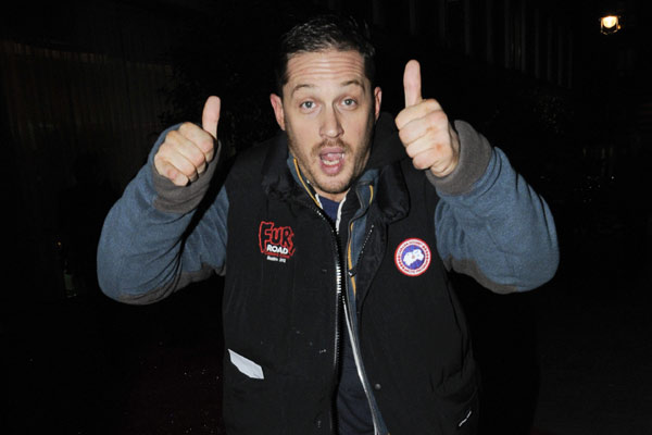 Tom Hardy Arriving At The English National Ballet's The Nutcracker