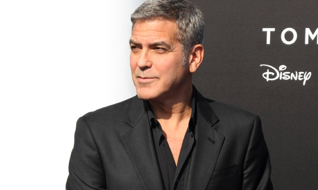 George Clooney at Tomorrowland premiere