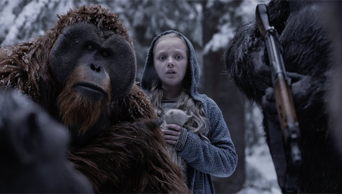 Amiah Miller in 'War For The Planet Of The Apes'